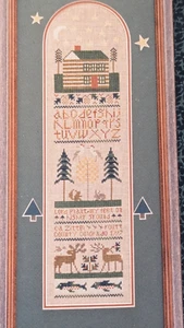 The Drawn Thread NORTH COUNTRY SAMPLER patrón de punto de cruz alces de cabina - Imagen 1 de 8