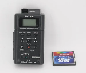Excellent - unité d'enregistrement mémoire Sony HVR-MRC1 avec carte CF 16 Go - Photo 1 sur 16