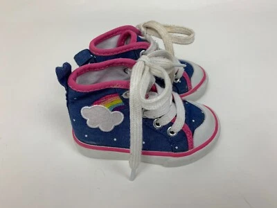 Gymboree Arco Iris Lunares Hi Top Tenis Zapatos Bebé Niño 4 ¡Lindos! Foto 1 de 4