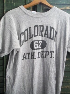 COLORADO BUFFALOES Vtg 1980s Athletic Dept. Football Team Issue CHAMPION t shirt - Picture 1 of 9