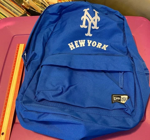 New York Mets Stadium Backpack by New Era - New w/Tags  - 15 x 12" Cover