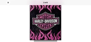Super Soft Plush Classic Black Harley Davidson Blanket / Throw Full or Queen - Picture 1 of 5