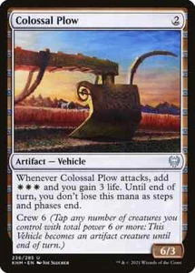 COLOSSAL PLOW X 4 N/M- KALDHEIM MAGIC THE GATHERING - Picture 1 of 1