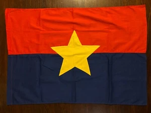 Vietnam Era North Vietnamese Army Viet Cong VC NLF 26X18 Vehicle / Spotter Flag - Picture 1 of 12