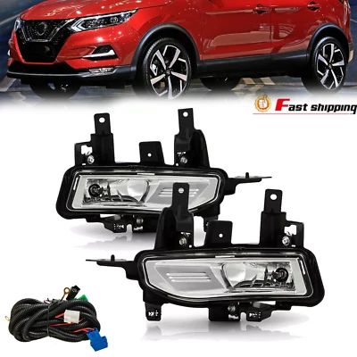 For 2020 2021 2022 Nissan Rogue Sport Bumper Fog Lights Lamps Passenger+Driver - Image 1 of 4