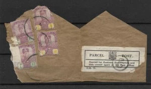 MALASIA, JOHORE 4 SELLOS Y PAQUETE POSTE EN PIEZA, INUSUAL, - Imagen 1 de 1