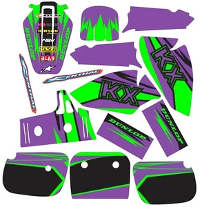 Graphics for 1985-2004 Kawasaki KX60 KX 60 Decal fender shrouds - Picture 1 of 1
