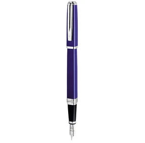 Waterman Exception Slim Blue ST Fountain Pen F-New-S0637090 - Picture 1 of 9