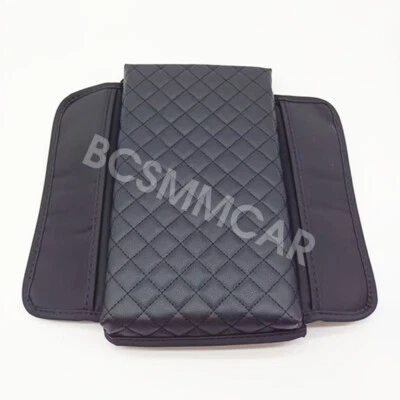 Car Center Console Armrest Pad Cover Leather Support Cushion Protector Mat Trim - Image 1 of 4