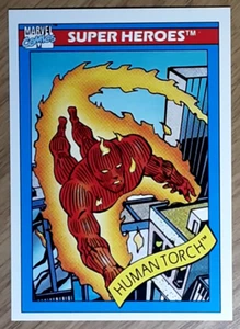 1990 Universe Card 33 HUMAN TORCH. Free New Top Loader. - Picture 1 of 3