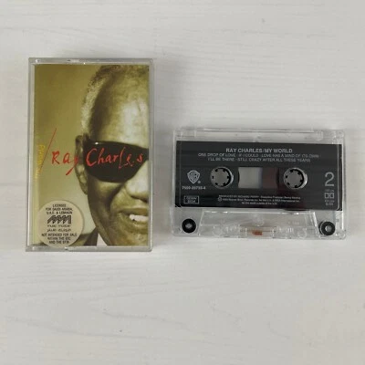 Ray Charles My World Cassette Tape OG 1993 Funk Soul Rare - Image 1 of 2
