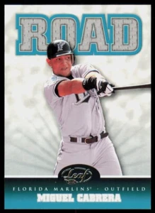 2005 Leaf Home/Road Insert Miguel Cabrera Florida Marlins #R-10 - Picture 1 of 2
