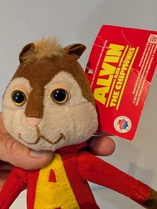 "Peluche Alvin the Chipmunks 2008 película de acción en vivo 9"" de Nanco Stuffed Toy" - Imagen 1 de 10