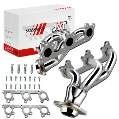 Sistema de escape de cabezales cortos Fit 05-10 Ford Mustang 4,0 L V6 colector 2 piezas 3-1 Foto 1 de 4