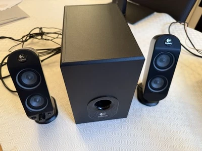 2.1 Surround Sound Subwoofer Sub Woofer 2x Altoparlanti 3.5mm AUX Altoparlante Stereo PC - Immagine 1 di 4