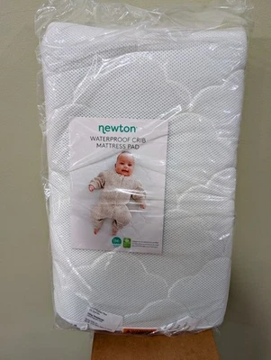 Newton Baby Waterproof Crib Mattress Pad | Ultra-Breathable Crib, White  - Image 1 of 2