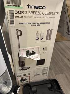Tineco iFloor 3 Cordless Vacuum Cleaner - Gray/White) Open Box - Picture 1 of 6
