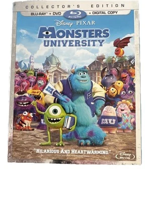 Monsters University Collector's Edition 💎 Blu-ray DVD Digital w/Slipcover New! - Image 1 of 2
