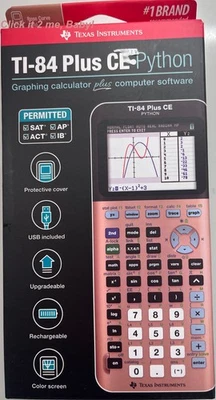 NEW! SEALED! Rose Gold Python Texas Instruments TI-84 Plus CE Graphic Calculator - Image 1 of 4