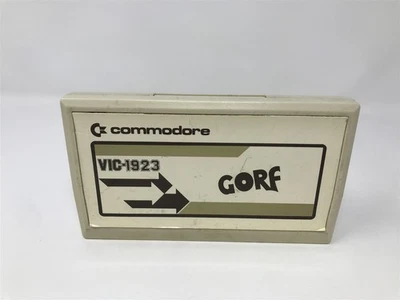 Cartucho auténtico Gorf - Commodore VIC-20 VIC-1923 solo limpiado probado Foto 1 de 3