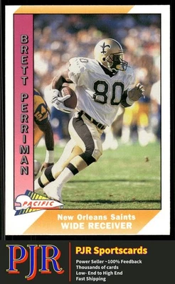 Brett Perriman 1991 Pacific #335 New Orleans Saints - Image 1 of 2