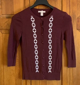 Junior's Banana Republic 3/4-Sleeve Red Sweater Tag Size S - Picture 1 of 3