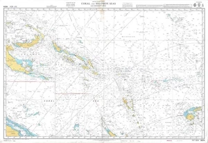 Admiralty 4604 Coral Solomon Seas Adjacent Seas South Pacific Ocean Map Maritime - Picture 1 of 6