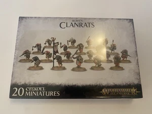 Games Workshop Warhammer Age of Sigmar Skaven Clanrats Miniatur 2009 OOP Sealed - Bild 1 von 6