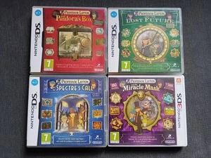 Professor Layton 3DS Collection - Pandora's, Lost Future, Spectre & Miracle Mask - Picture 1 of 5