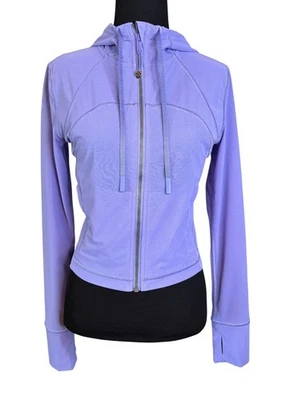 Chaqueta Lululemon Recortada Define Malla Nulu Talla 4 Pequeña Púrpura Lavanda Oscura Foto 1 de 4