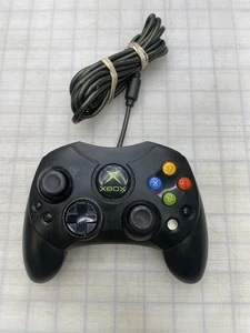 Original Xbox OEM S Type Schwarz Controller mit Breakaway Kabel - Bild 1 von 7