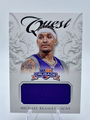 2012-13 Panini Crusade Quest Memorabilia Michael Beasley #30 Phoenix Suns - Image 1 of 2
