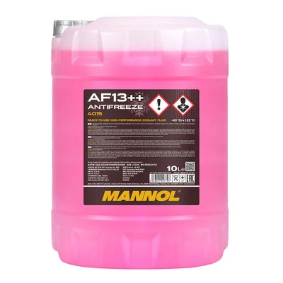 MANNOL AF13++ -40°C Antigel Pour Radiateur Prêt À L'Emploi TL-774 G/J, 10 Litres - Photo 1/2