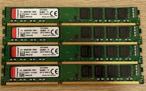32GB (4x8GB) PC3-12800u DDR3-1600MHz 2Rx8 Non-ECC Kingston KCP316ND8/8 - Picture 1 of 2