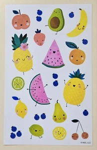 Fruits Emoji Sticker sheet - Picture 1 of 1