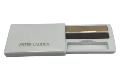 ESTÉE LAUDER TWO-IN-ONE EYESHADOW DUO WET/DRY FORMULA  TRUFFLE & LINEN SHADES - Image 1 of 4