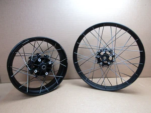 Triumph Scrambler 1200 XC 2021 633 miles wheels pair spoked (5802) - Picture 1 of 16