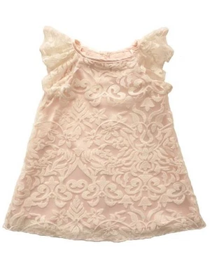 Vestido Biscotti Nuevo con Etiquetas Encaje Ocasión y Fiesta Marfil y Rosa Bebé y Niño Niñas Foto 1 de 3