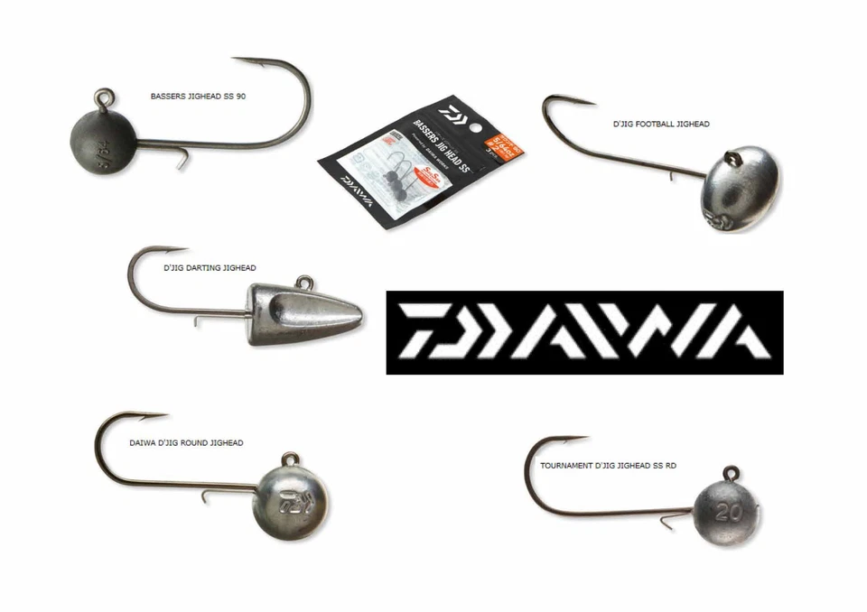 Daiwa Tournament Jigköpfe Jighead Jighaken Bleiköpfe alle Typen und Größen - Bild 1 von 1