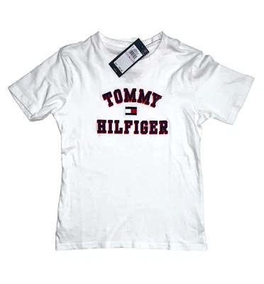 Tommy Hilfiger Boy's Cotton T-Shirts, Short or Long Sleeve; Size 4-14/16 NWT - Image 1 of 4