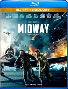 Midway - Woody Harrelson, Patrick Wilson, Luke Evans New BluRAY - Picture 1 of 2