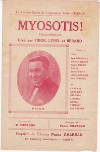 Partition alt partitur sheet music - Fox Japonais - Myosotis ! - Picture 1 of 1