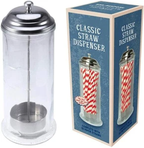 Vintage Classic Retro Trinkglas Strohhalter Spender Bar Zubehör UK - Bild 1 von 7