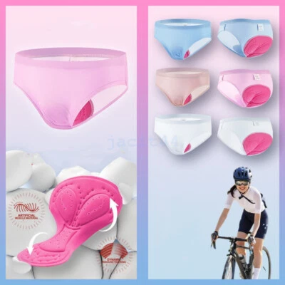 NEW Ladies Cycling Shorts Gel Padded Bicycle Underwear Breathable Briefs S-2XL - image 1 of 4