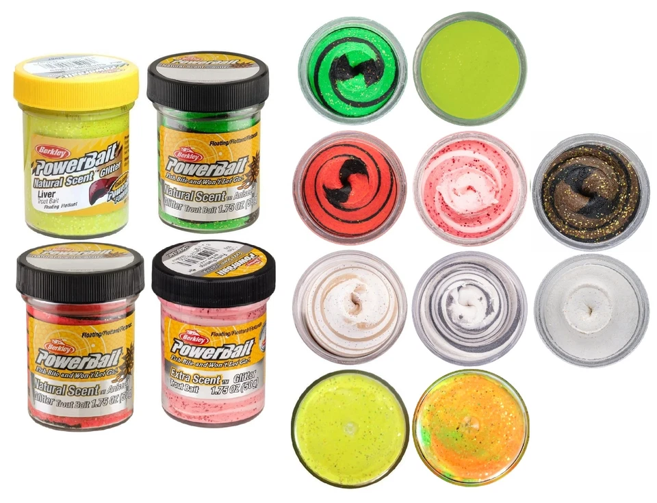 Berkley Powerbait Scent Naturale 50g Esche Per Trota Pasta Per Trota