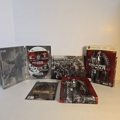 Xbox 360 Gears of War 2 LimitedEdition Tested And Working NTSC-J Complete In Box - Image 1 of 4