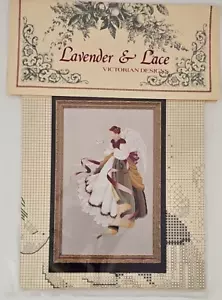 Vtg.'91 "Angel of Grace" Lavender & Lace Victorian Design Needlepoint Pattern - Picture 1 of 11