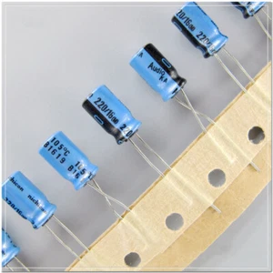 10Pcs/50pcs Nichicon KA series 220uF/16V220uF 105℃ fever Audio capacitor 6.3x11 - Picture 1 of 2