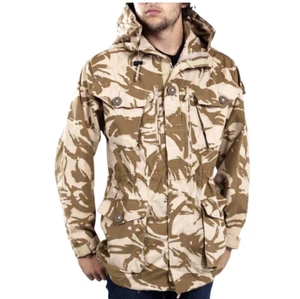 NEW British Army Issue Military Jacket L Tall 180/104 Desert Camo DPM Hooded - Picture 1 of 11