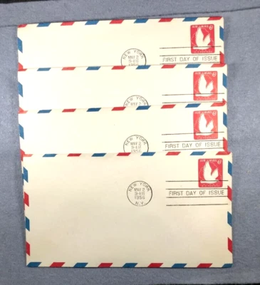 U.S. Airmail May 2 1956 Fipex Six Cent First Day Issue Stamp - Image 1 of 4